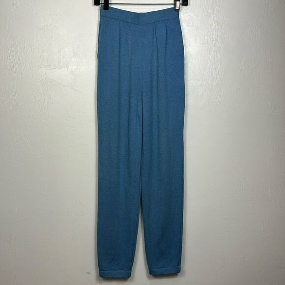 St. John Collection By Marie Gray Santana Knit Pull-On Pleated Pants Size 2 - Picture 2 of 10